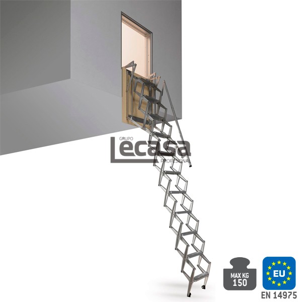 RE 102 Escalera escamoteable para pared en acero galvanizado – Lecasa  Profesional – Venta de productos a profesionales